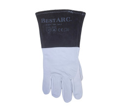 BAO TAY HÀN TIG/MIG BESTARC BẰNG DA, 5" (ĐEN/TRẮNG)